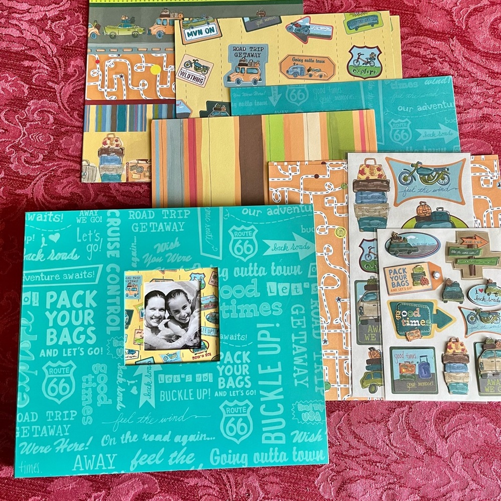 Road Trip K&Company Scrapbook 8.5” x 8.5”